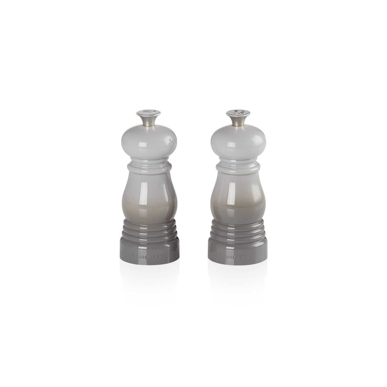 Le Creuset-Le Creuset Mini 11cm Set of Salt & Pepper Mills Mist Grey